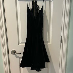 Lace Back Velvet Dress (Dillard’s)